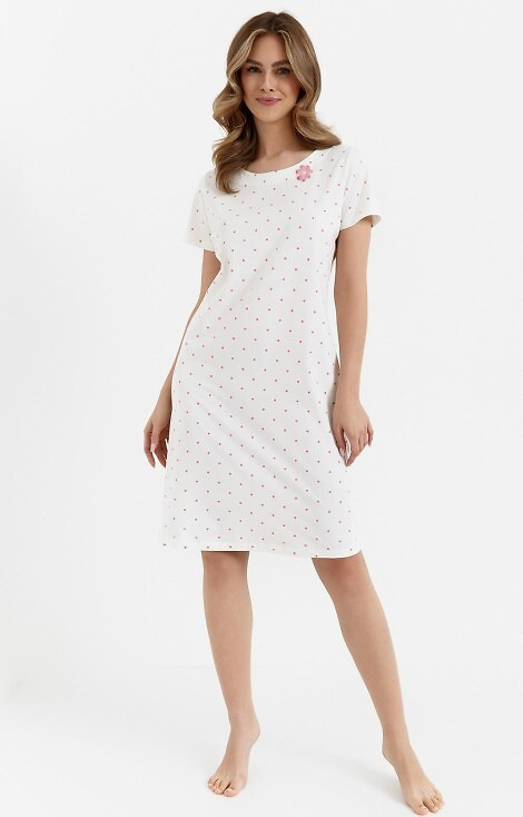 447 Koszula Nocna Cana - ecru