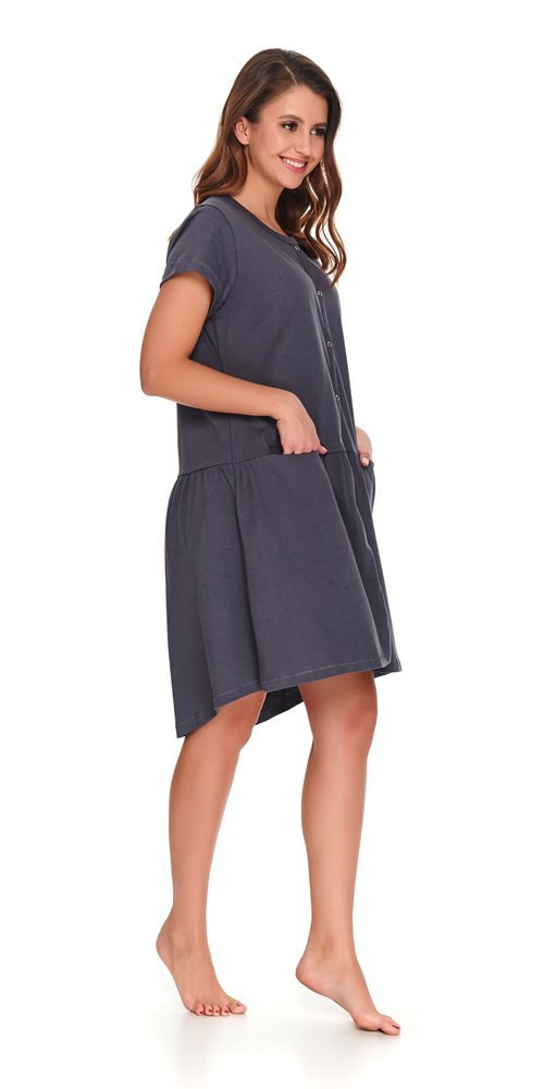 9445 Koszula Nocna ciążowa i do karmienia Doctor Nap - graphite