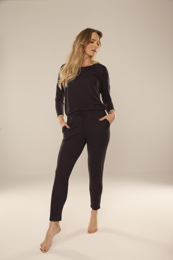 305 Paula Kombinezon Piżama Damska -granat