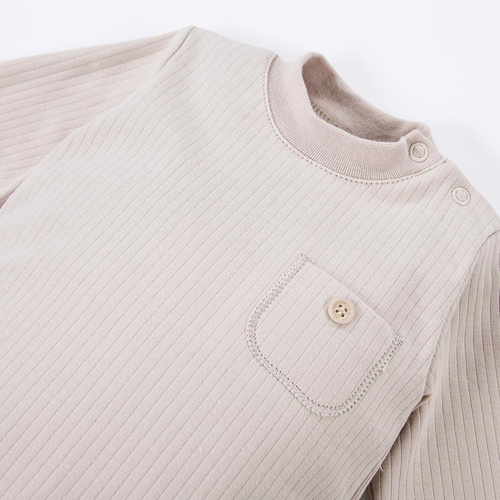 Bluzka wciągana z kieszonką "SIMPLY COMFY" Eevi-beżowa