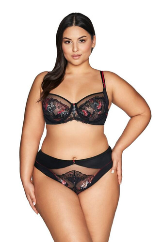 2122 Biustonosz soft miękki Ava - czarny