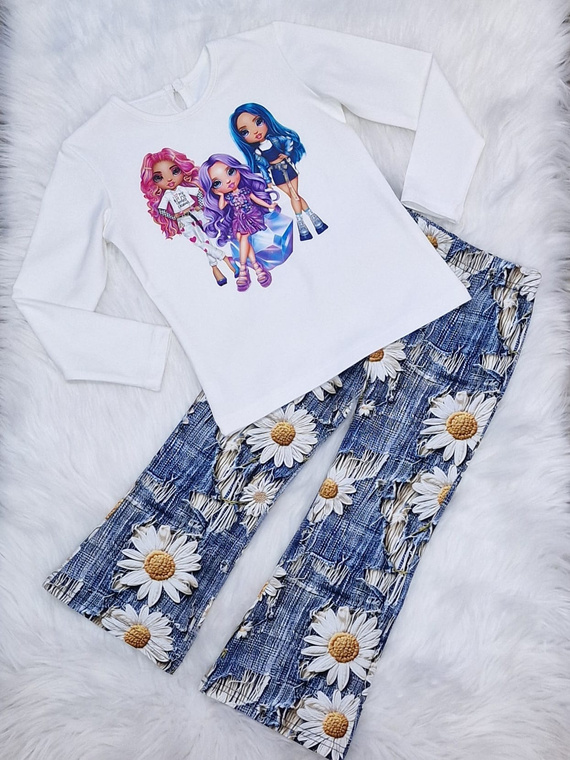 Laleczki Bluzka długi rękaw Bambarillo ecru 