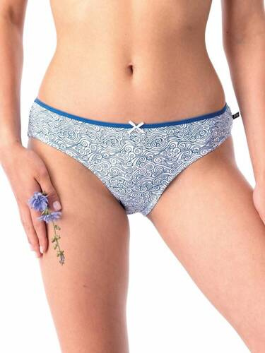 LPR 723  A'2 Figi damskie 2-pak Key granatowy biały