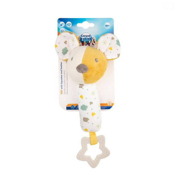 CA77/205 Mouse Pluszowa zabawka z gryzakiem Canpol Babies