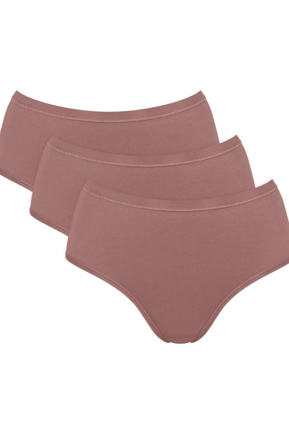 Go Daily Cotton Highwaist Figi Damskie Sloggi - cacao