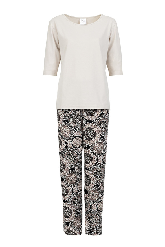 La Boheme Piżama damska Momenti Per Me beige 