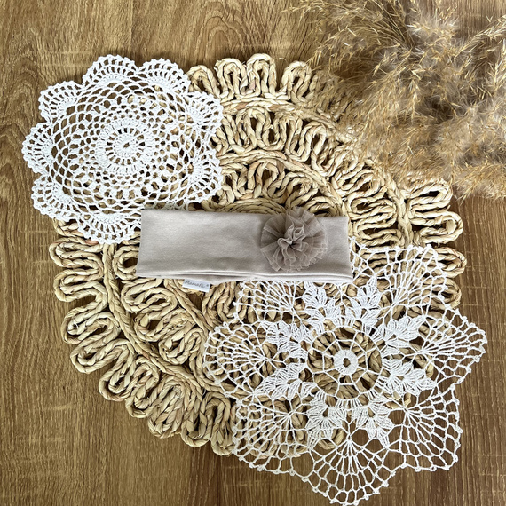 OK12190 Kwiaty Polne Opaska niemowlęca Mamatti