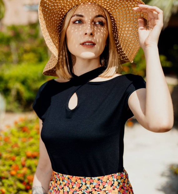 Nata Bluzka damska  Eldar - czarny