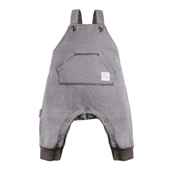 UNIQUE Ogrodniczki niemowlęce Ewa Klucze - grafit 