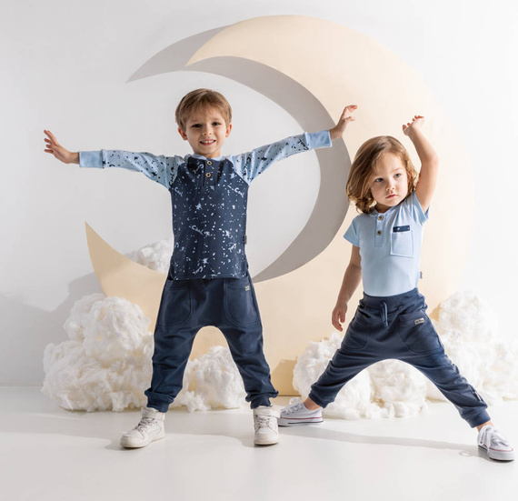 185276 Maks Spodnie dresowe Nicol - granatowy