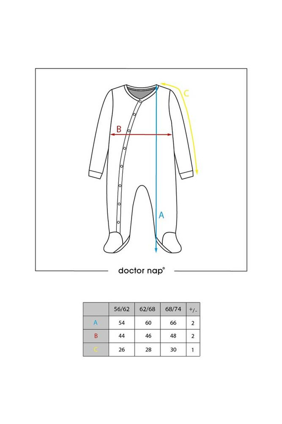 4295 Pajacyk niemowlęcy Doctor Nap - daisy flowers