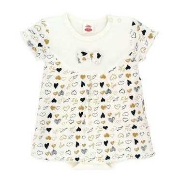 Body z krótkim rękawem + sukienka "GOLDEN HEARTS" Makoma