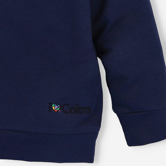 ILC-0017/GRA Bluza dresowa I love Colors - granatowy