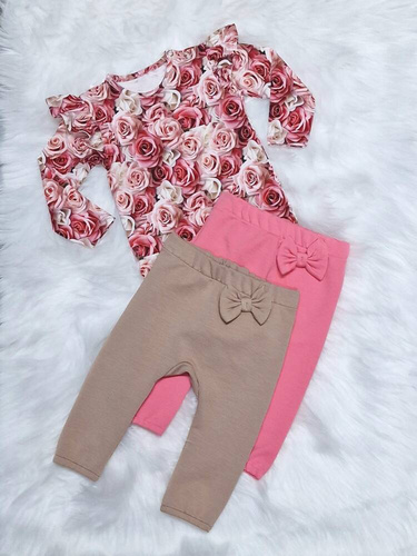 Rozalia Spodnie niemowlęce Bambarillo różowy
