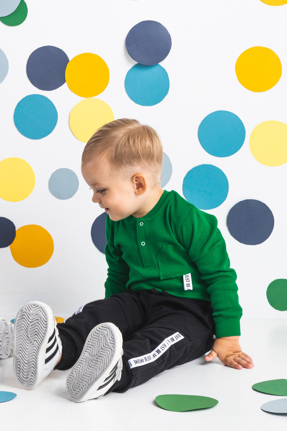 190278 Alex Spodnie dresowe Nicol - czarny