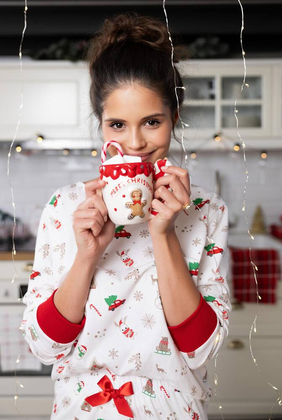 Samantha Piżama damska Sensis -ecru