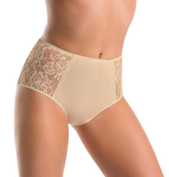 140-3 Loren Wielopak figi z wysokim stanem Teyli - czarny/czerwony/beżowy