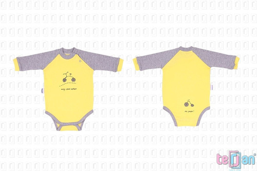 Body z długim rękawem "BIKE" ecru