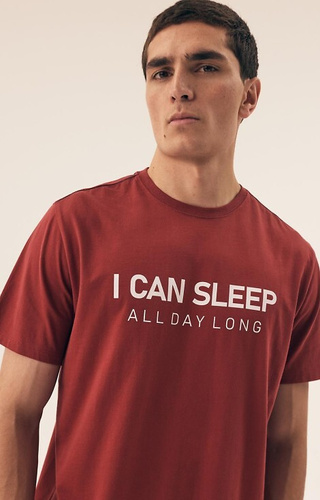 42614 Sleeper Piżama Męska Core Henderson -red