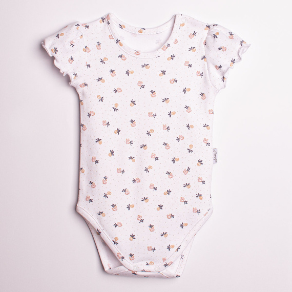 220095 Body dla dziewczynki Nicol z krótkim rękawem, bawełna – idealne na lato