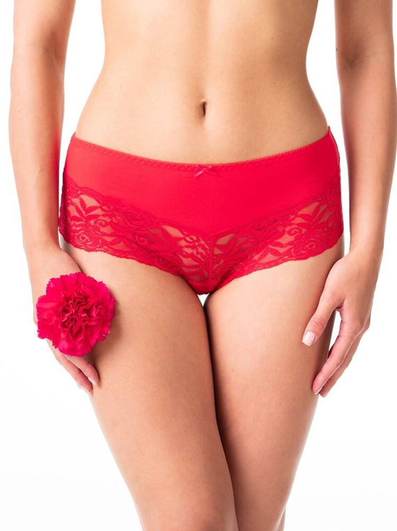 LPB 985 A'2 Figi damskie brazyliany 2-pak Key- czerwony