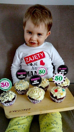 Body długi rękaw "Moje serce należy do Mamusi" Moocha - czarny