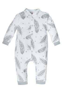 02222BS "WHITE ANGELO" Pajac bez stópek Makoma