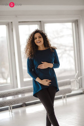 Mommy bluzka ciążowa i do karmienia Milk&Love poseidon