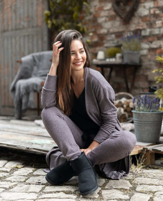 Sensis Sophie Brown Piżama damska - czarny