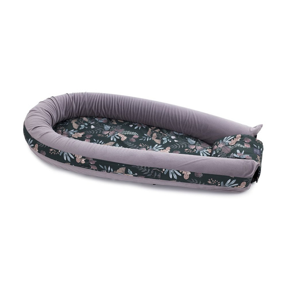 Kokon niemowlęcy Premium Night Flowers- Makaszka