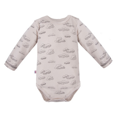 Balloons Body z długim rękawem Eevi - beż druk
