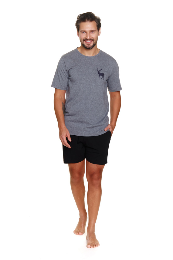 7235 Piżama Męska Doctor Nap - dark grey