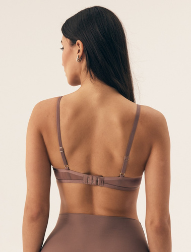 42581 Necio Biustonosz push-up Henderson - brązowy