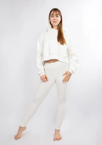 DK-K-B13 Dresowy komplet damski Dkaren - ecru