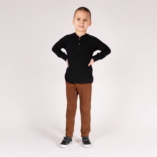 169545 Spodnie dresowe Nicol - brązowy