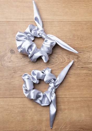 Gumka satynowa DKaren srebrna