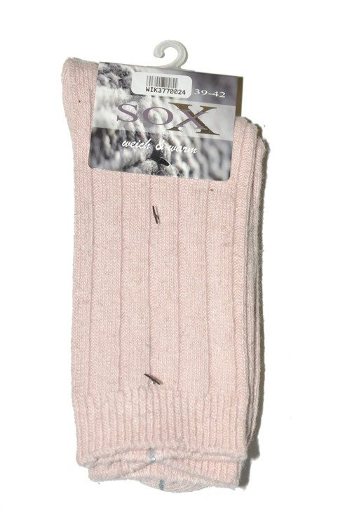 37700 Skarpety Sox Weich & Warm  Wik szary