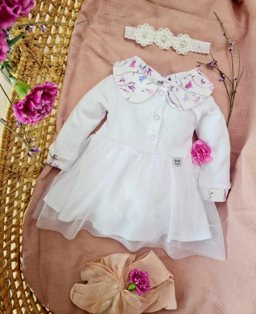 364B Calinka Sukienka Marija - biały