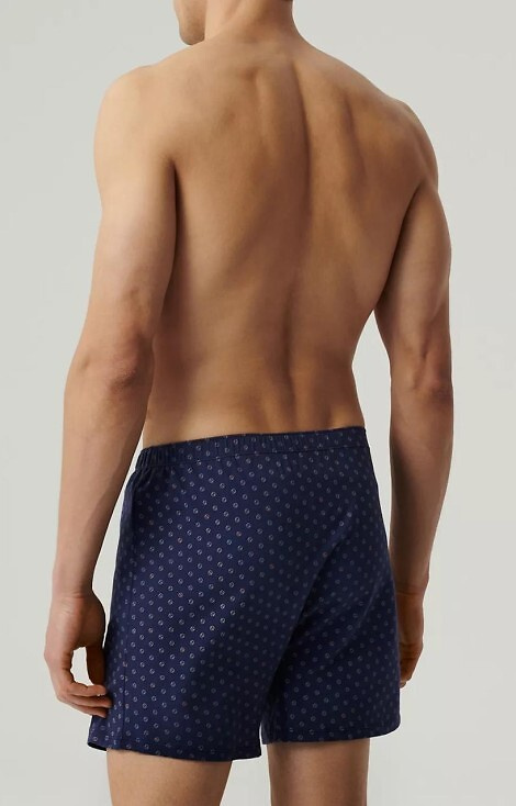 2MBX-069 Bokserki męskie Atlantic -granatowy-niebieski 