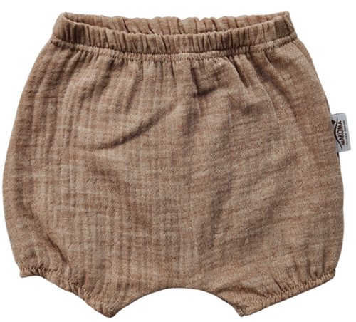 Bloomersy niemowlęce Just Muslin 40235L Makoma latte– muślin 100% bawełna, na gumce