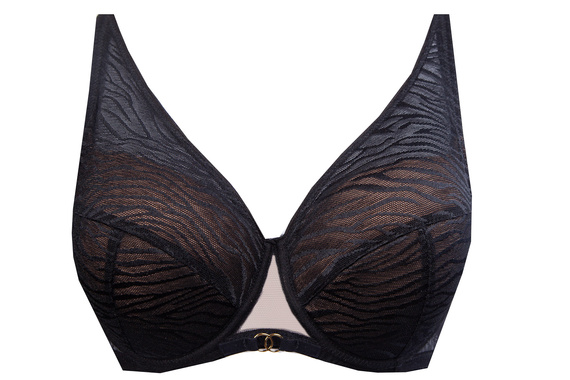 Kamala full cup biustonosz usztywniany Unikat czarny 