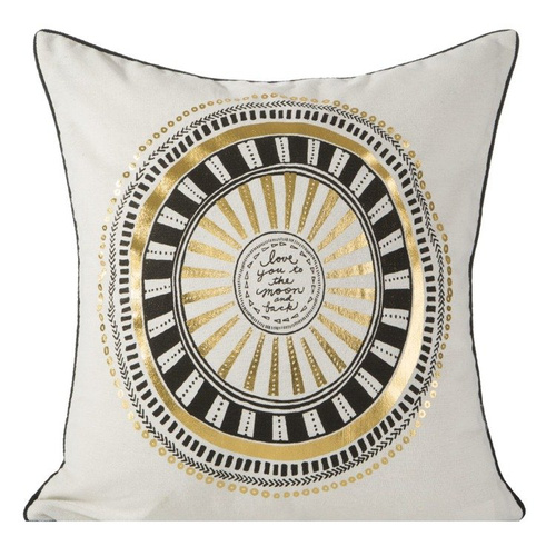 Poszewka dekoracyjna SELENA Eurofirany złoty