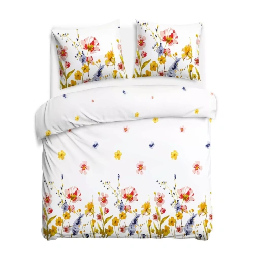 Pościel flanelowa Darymex 31521/1 kwiaty bawełna 160 g/m² ciepła