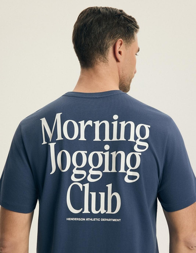 Henderson 44605 Play piżama męska bawełna krótki rękaw komfort granatowa