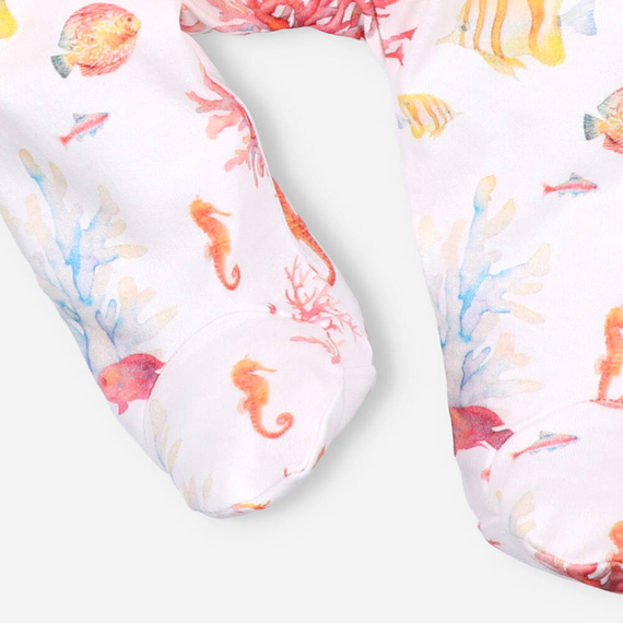 ABN-3025 Ocean Półśpiochy z bawełny organicznej Nini