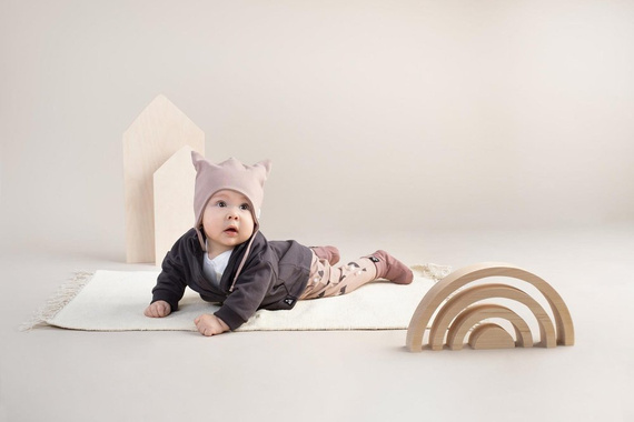 "Dreamer" Bluza rozpinana z kieszeniami Pinokio - grafit