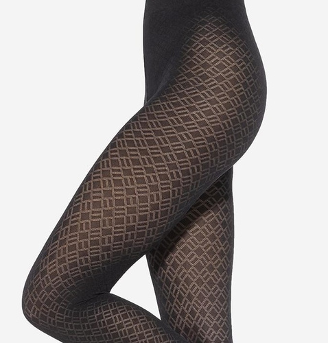 Loretta 157 Rajstopy damskie Gatta – matowe, 50 den, wzorzyste - nero 