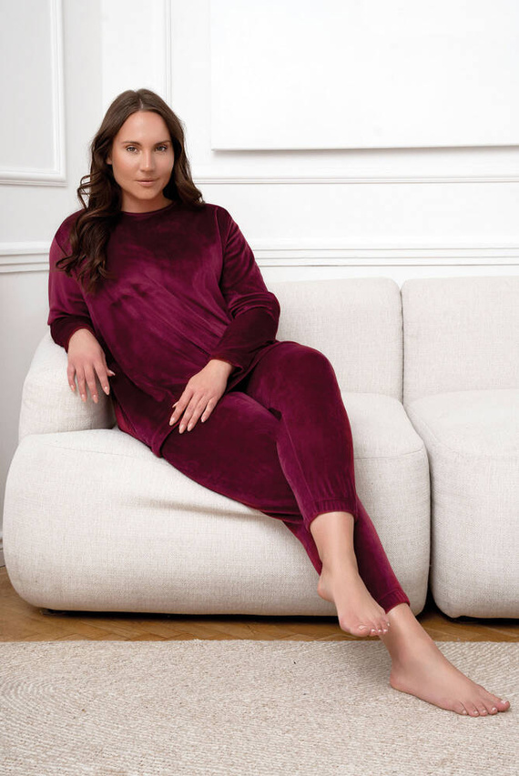 Akara Komplet damski Italian Fashion - bordowy