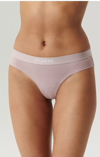3CLP-013 Thongs Stringi damskie Atlantic - beżowe-rose-zielony