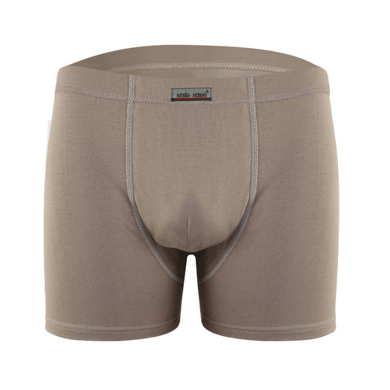 BM04 Lizard Bokserki męskie Sesto Senso - ciemnobeżowy  